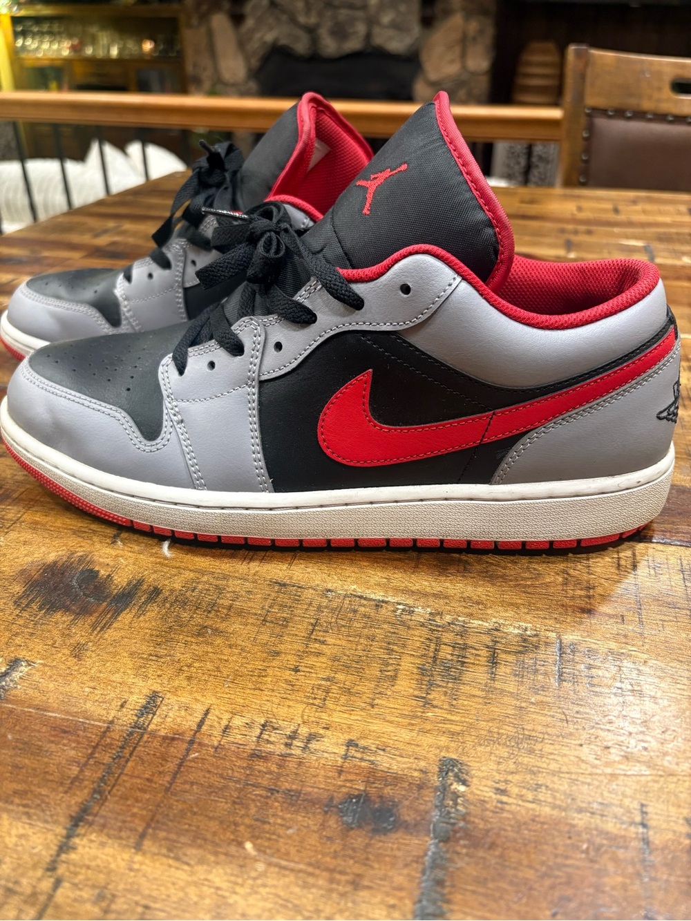 Nike Air Jordan 1 Low - Cement Fire Red